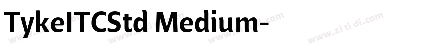 TykeITCStd Medium字体转换